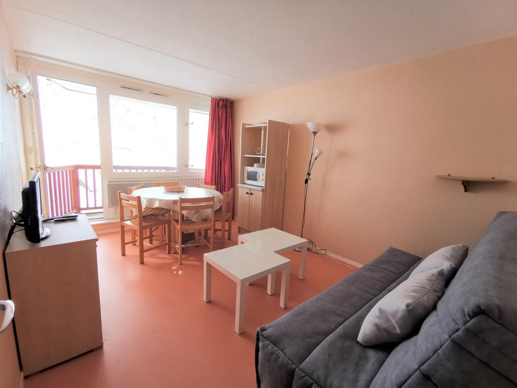 Appart 6 Personnes, 1 Chambre, Pied Pistes, Balcon Sud, La Mongie - Fr-1-404-60 Buitenkant foto